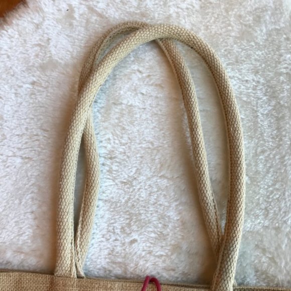 Spelman College Class of 2022 Burlap Shoulder Tote Eco Friendly Shopping Bag - Picture 10 of 14